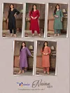 Naina Vol 5 By Bonie Viscose Embroidery Wholesale Kurti With Bottom In India